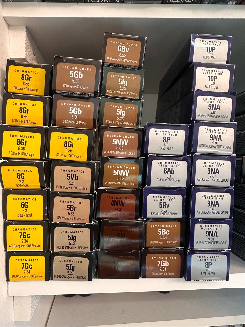 35 tubes of Brand NEW Redken Chromatics